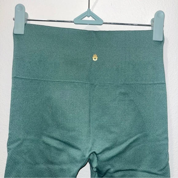 Spiritual Ganster Ribbed Seamless Green Leggings Size XS/S - Picture 5 of 7
